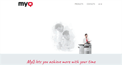Desktop Screenshot of myq-solution.com