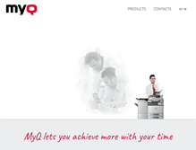 Tablet Screenshot of myq-solution.com
